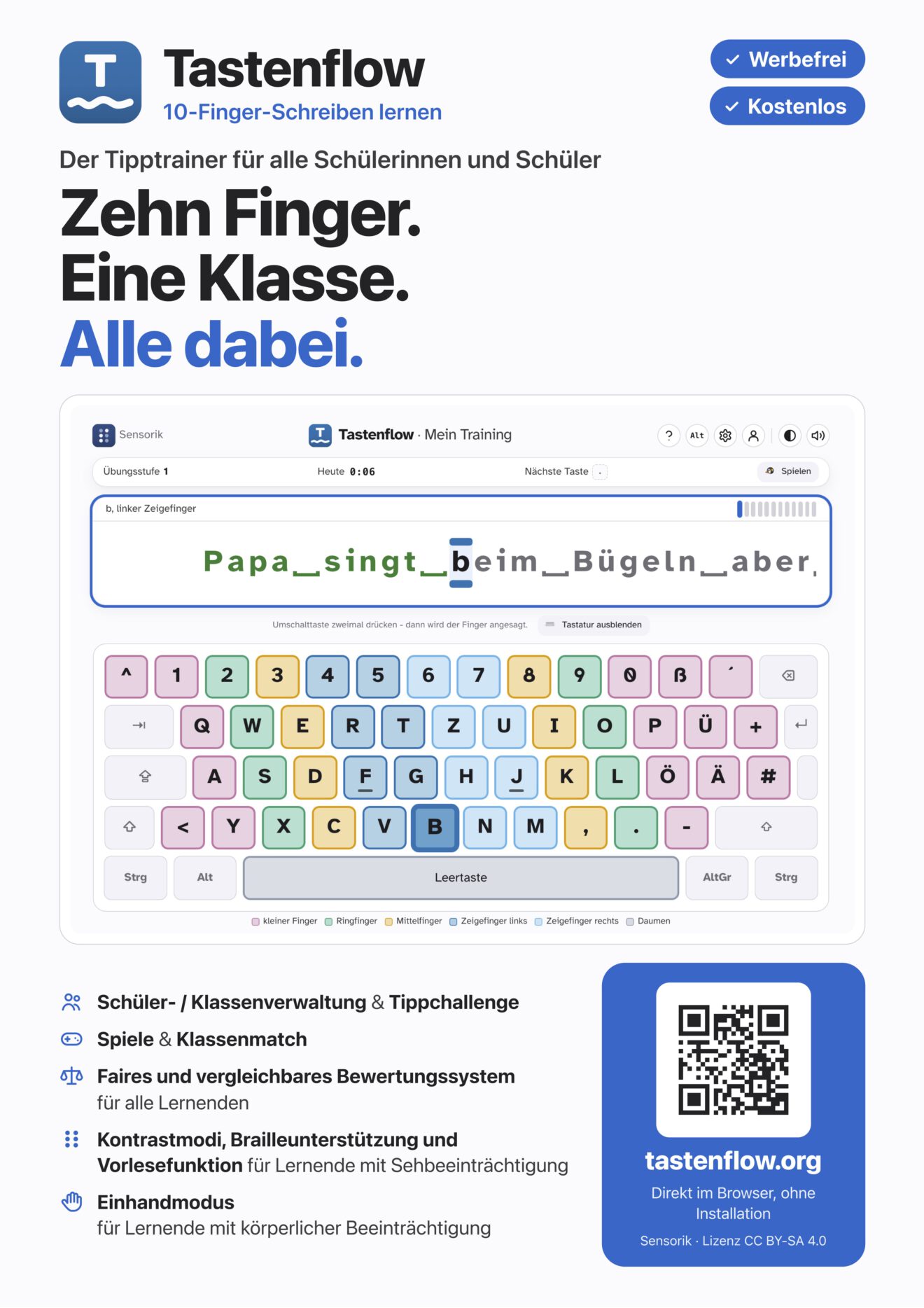 Plakat Tastenflow (tastenflow.org)